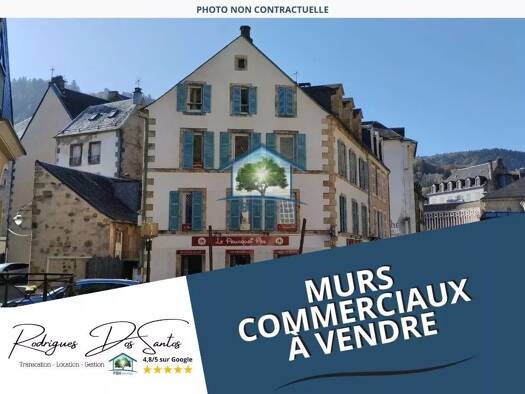 Hôtel à vendre 220 000 € 682 m² d'espace de restauration La Bourboule 63150