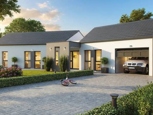 Terrain avec maison neuve à vendre 281 538 € 5 pièces 4 chambres 125 m² 1 452 m² de terrain Sergines 89140