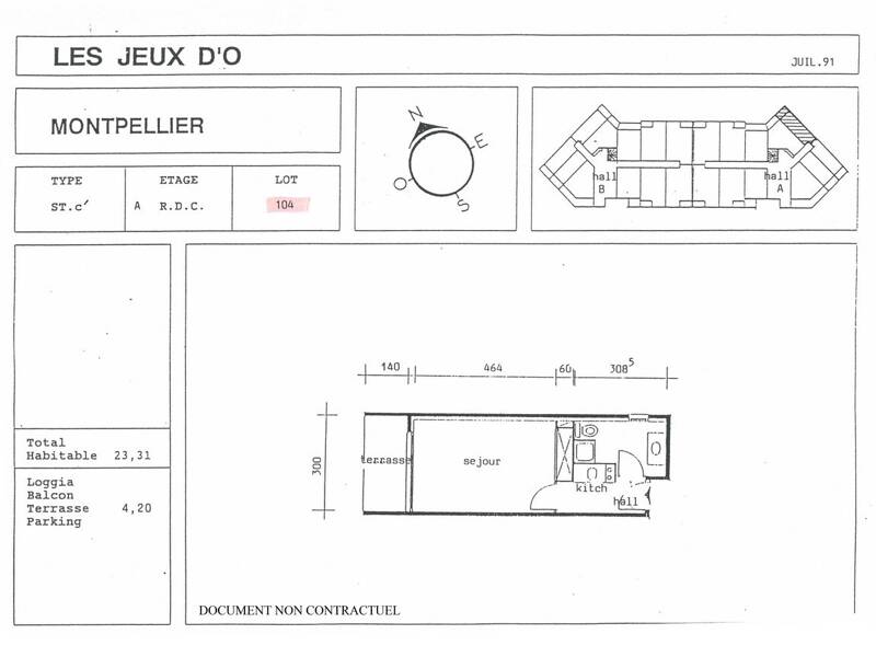 Maison à louer, 24m², MONTPELLIER