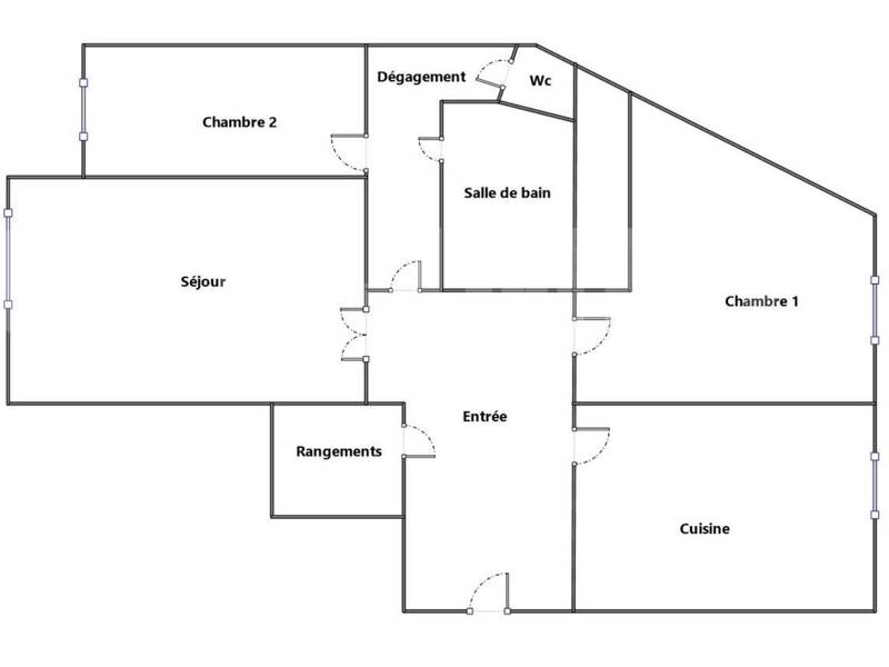 Maison à louer, 71m², LYON 2E