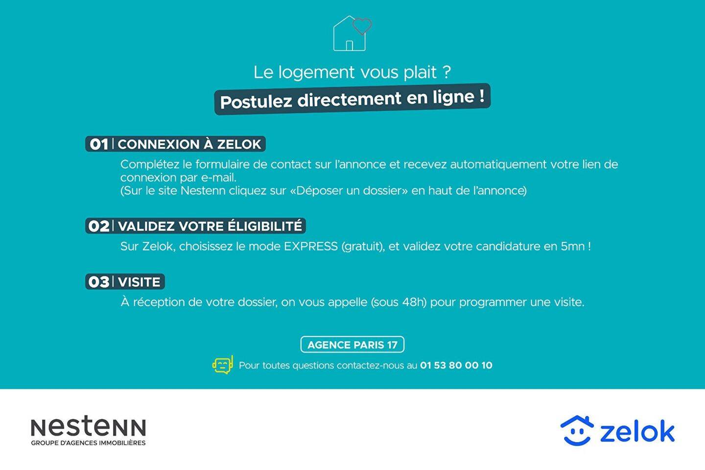 Maison à louer, 33m², NANTERRE