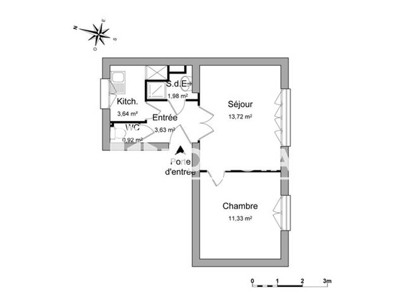 Maison à louer, 35m², PARIS 13E