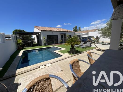 Maison de plain-pied à vendre 442 000 € 4 pièces 3 chambres 125 m² 626 m² de terrain Vinassan 11110