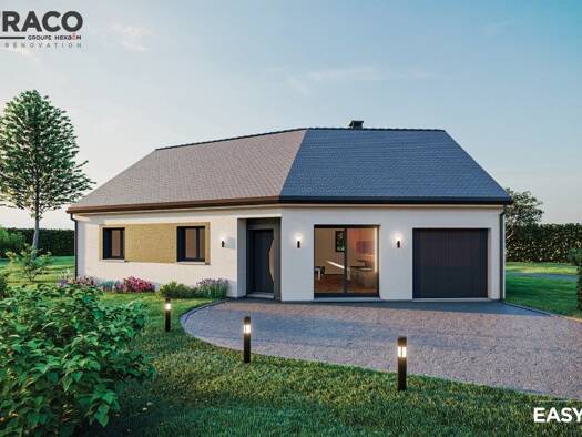 Terrain avec maison neuve à vendre 215 000 € 4 pièces 3 chambres 85 m² 800 m² de terrain Boissey-le-Châtel 27520