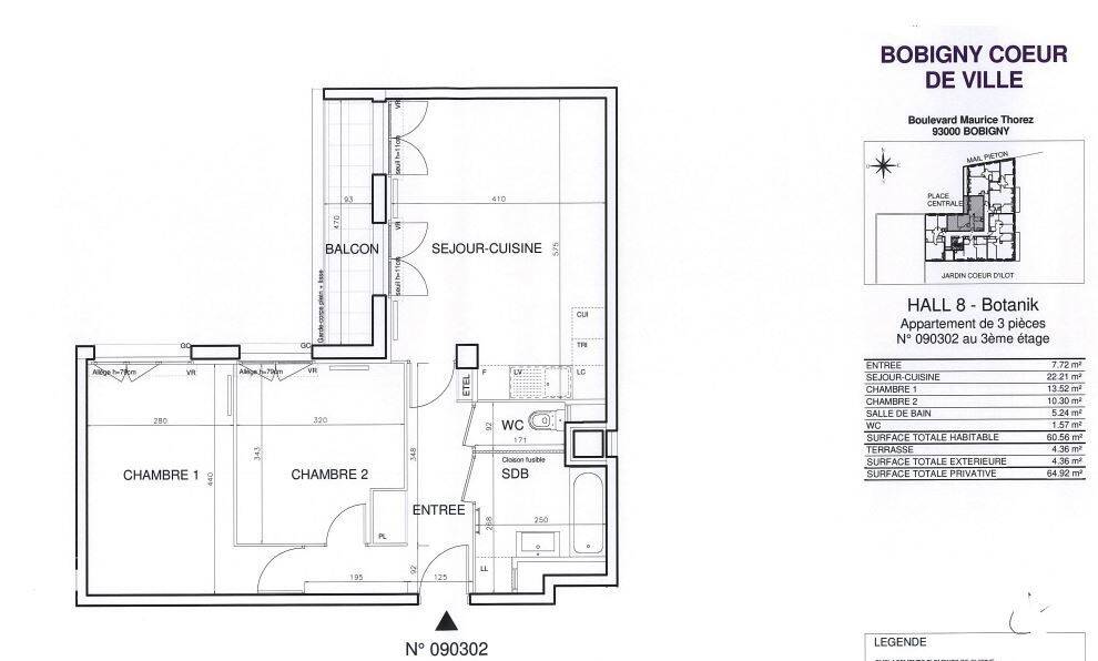 Maison à louer, 60m², BOBIGNY