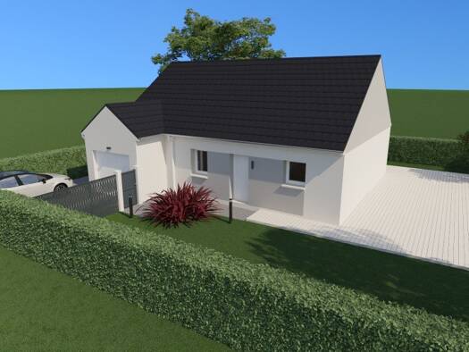Terrain avec maison neuve à vendre 173 599 € 4 pièces 3 chambres 76 m² 651 m² de terrain Cany-Barville 76450