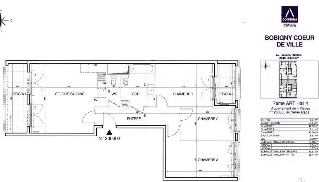 Maison à louer, 76m², BOBIGNY