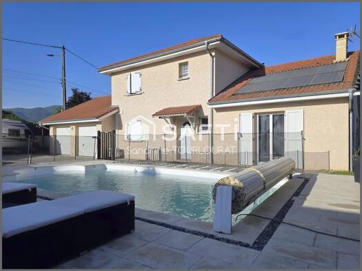 Maison à vendre 340 000 € 5 pièces 4 chambres 124 m² 873 m² de terrain Montalieu-Vercieu 38390