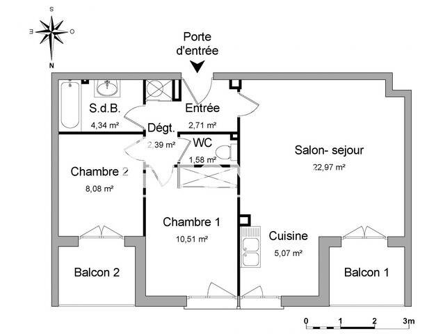 Maison à louer, 58m², PAU