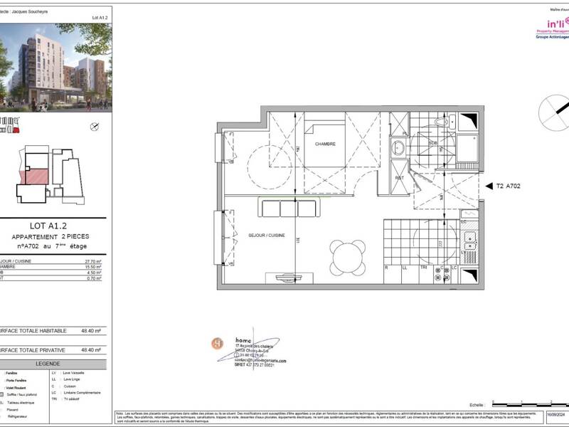 Maison à louer, 48m², AUBERVILLIERS
