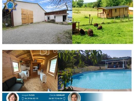 Maison à vendre 479 500 € 23 pièces 11 chambres 455 m² 31 845 m² de terrain Sainte Suzanne-Magret-Marmonts Orthez 64300