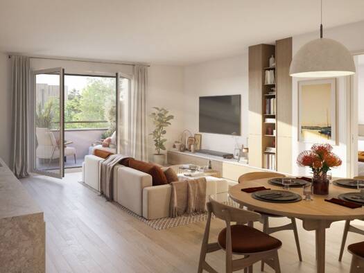 Appartement à vendre - neuf 132 866 € 2 pièces 1 chambre 40 m² 1er étage Sud Val-de-Reuil 27100