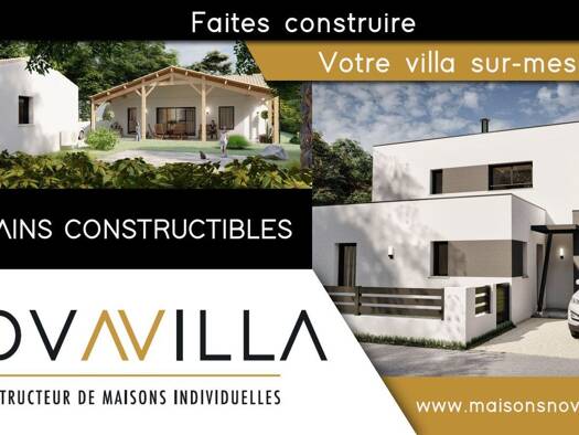 Terrain constructible viabilisé à vendre 44 250 € 805 m² de terrain Saint-Georges-des-Coteaux 17810