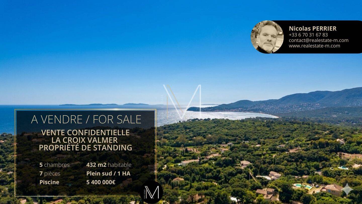 Maison à vendre, 432m², LA CROIX VALMER