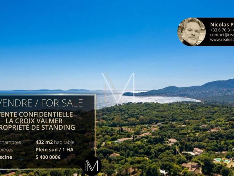 Maison à vendre, 432m², LA CROIX VALMER