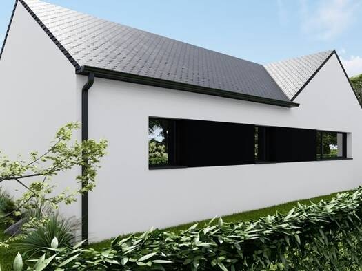 Terrain avec maison neuve à vendre 303 886 € 5 pièces 4 chambres 93 m² 417 m² de terrain Sud Est Perros-Guirec 22700