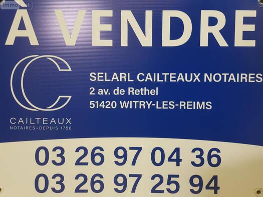 Terrain constructible à vendre 95 000 € 2 248 m² de terrain Bouvancourt 51140