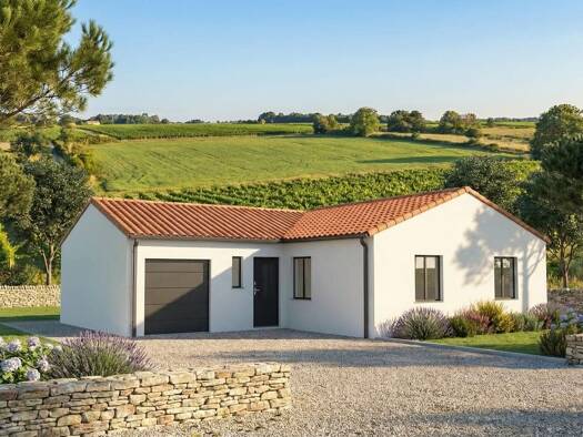 Terrain avec maison neuve à vendre 313 710 € 4 pièces 3 chambres 90 m² 583 m² de terrain Aigrefeuille-sur-Maine 44140