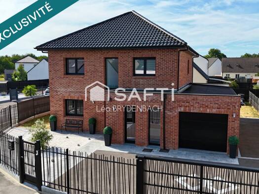 Maison à vendre 305 000 € 6 pièces 4 chambres 145 m² 523 m² de terrain Bellevue Denain 59220