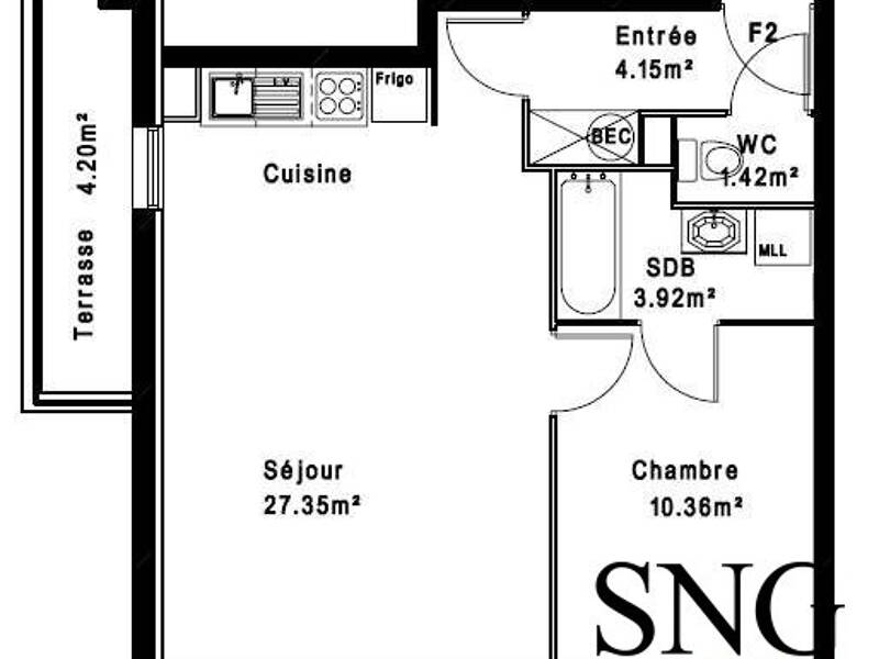 Maison à louer, 46m², ROUXMESNIL BOUTEILLES