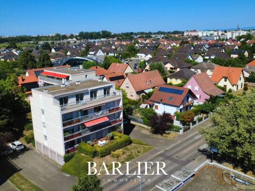 Appartement à vendre 270 000 € 4 pièces 2 chambres 124,55 m² Étage 3/3 Nord Est Lingolsheim 67380