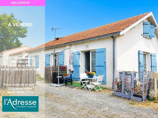 Maison à vendre 448 600 € 6 pièces 3 chambres 102,51 m² 602 m² de terrain La Bernerie-en-Retz 44760