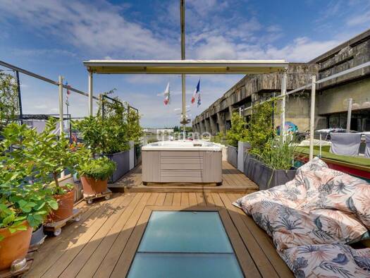Péniche à vendre 378 000 € 3 pièces 2 chambres 130 m² Bacalan Bordeaux 33300