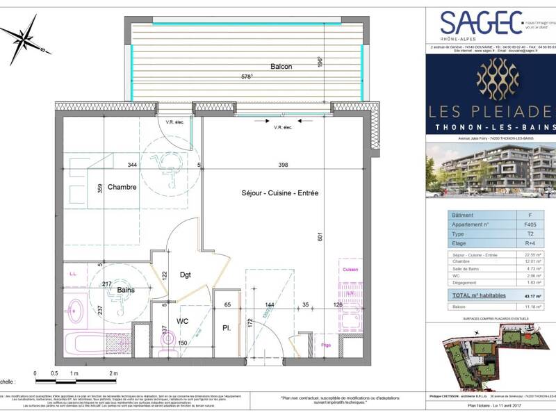 Maison à louer, 43m², THONON LES BAINS