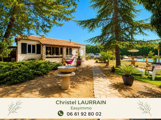Villa à vendre 365 000 € 4 pièces 3 chambres 85 m² 1 530 m² de terrain Régusse 83630