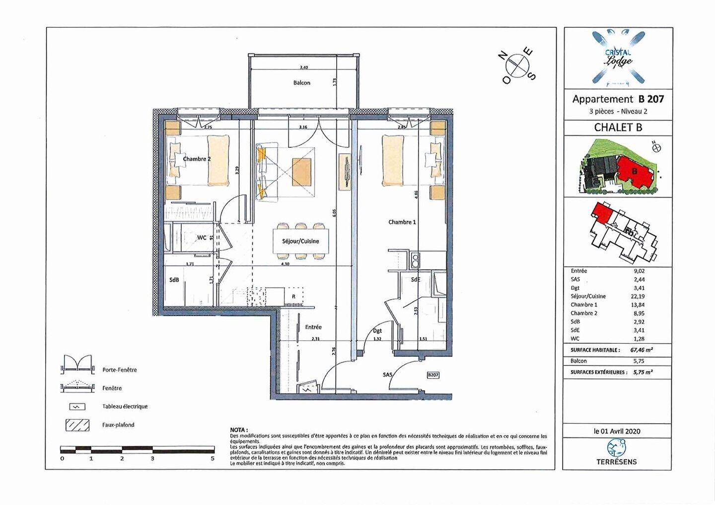 Maison à vendre, 64m², SAINT CHAFFREY