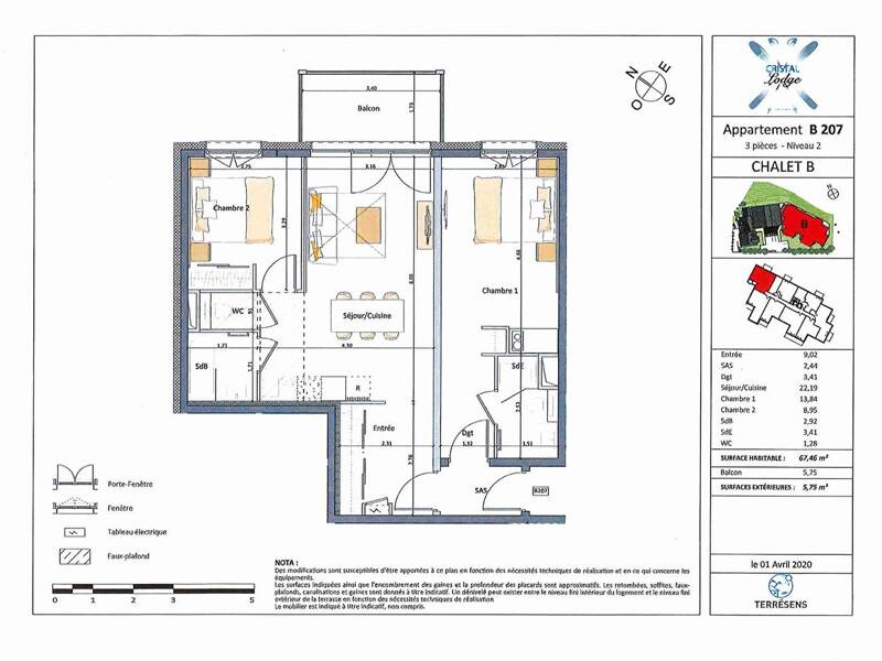 Maison à vendre, 64m², SAINT CHAFFREY