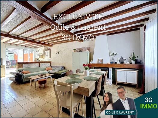 Maison de ville à vendre 169 000 € 5 pièces 4 chambres 133,45 m² 110 m² de terrain Nord Est-Sud Ouest Clermont 60600