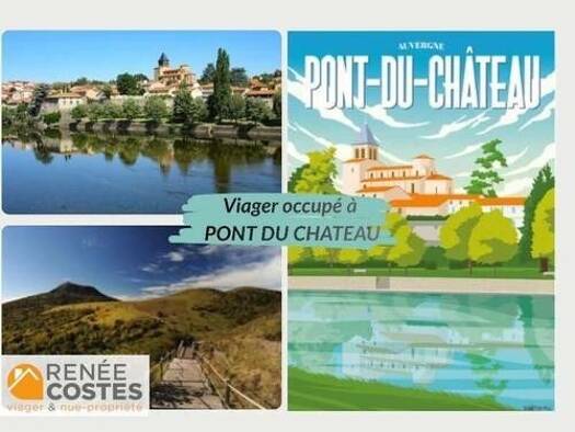 Maison en viager occupé Bouquet 119 950 € 5 pièces 3 chambres 91 m² 493 m² de terrain Les Martres-d'Artière 63430