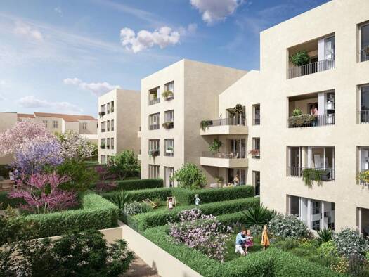 Appartement à vendre 280 000 € 3 pièces 2 chambres 59 m² Étage 3/3 Saint Loup Marseille 10ème arrondissement 13010
