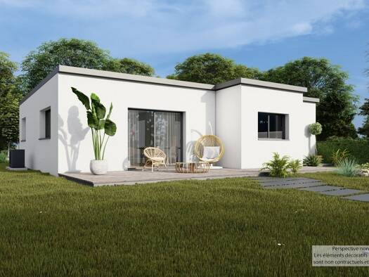 Terrain avec maison neuve à vendre 198 700 € 3 pièces 2 chambres 67 m² 473 m² de terrain Châtelaudren-Plouagat 22170