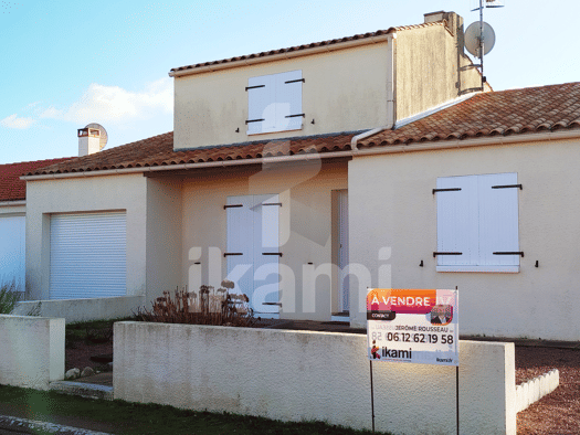 Maison à vendre 262 000 € 4 pièces 2 chambres 85 m² 412 m² de terrain Longeville-sur-Mer 85560