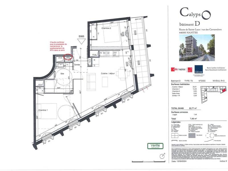 Maison à louer, 53m², NANTES
