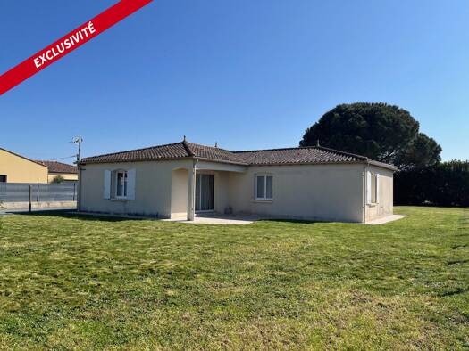 Maison de plain-pied à vendre 398 900 € 5 pièces 3 chambres 100 m² 870 m² de terrain Saint-Palais-sur-Mer 17420