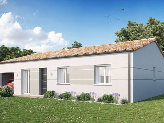 Terrain avec maison neuve à vendre 228 571 € 5 pièces 4 chambres 92 m² 432 m² de terrain Saint-Hilaire-la-Forêt 85440