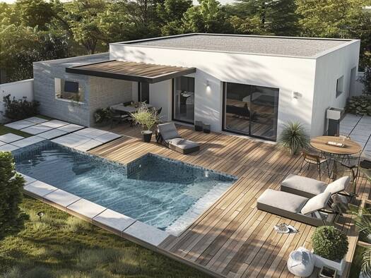 Terrain avec maison neuve à vendre 297 000 € 4 pièces 4 chambres 100 m² 700 m² de terrain Saint-Mamert-du-Gard 30730