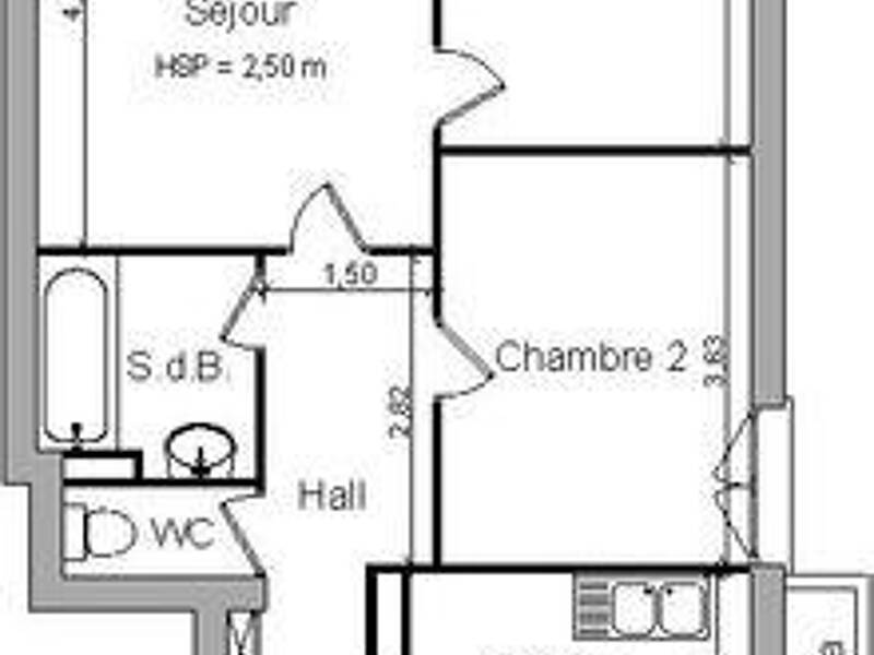 Maison à louer, 53m², BRON