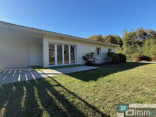 Maison de plain-pied à vendre 331 000 € 4 pièces 3 chambres 82 m² 847 m² de terrain Salles 33770