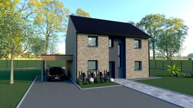 Maison neuve à vendre 332 000 € 6 pièces 4 chambres 120 m² 526 m² de terrain Neuve-Chapelle 62840