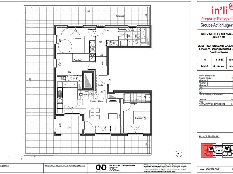 Maison à louer, 83m², NEUILLY SUR MARNE
