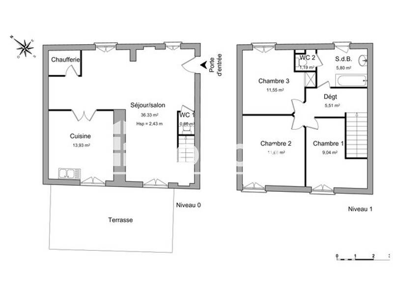 Maison à louer, 96m², CIVRIEUX