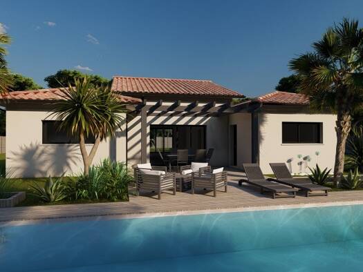 Terrain avec maison neuve à vendre 412 000 € 5 pièces 4 chambres 148 m² 1 500 m² de terrain Gourdon 46300