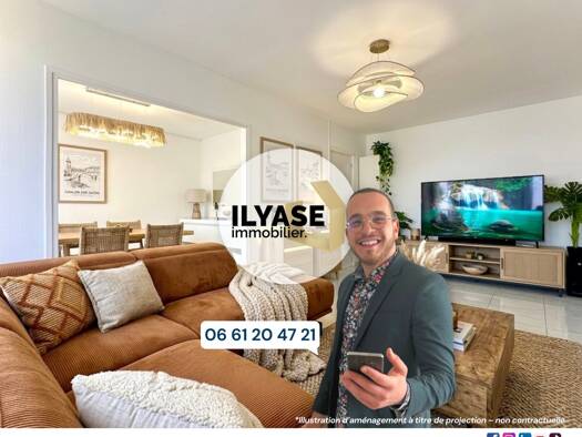 Appartement à vendre 136 000 € 5 pièces 3 chambres 84 m² 3ème étage Champ Fleuri-Verrerie Chalon-sur-Saône 71100