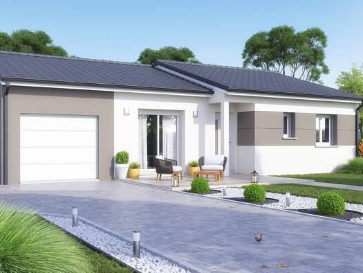 Terrain avec maison neuve à vendre 252 000 € 5 pièces 3 chambres 110 m² 1 600 m² de terrain Commercy 55200