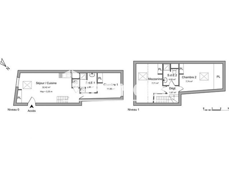 Maison à louer, 70m², L'ISLE D'ABEAU