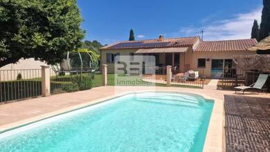 Maison de plain-pied à vendre 447 000 € 5 pièces 4 chambres 118 m² 857 m² de terrain Nord Uzès 30700